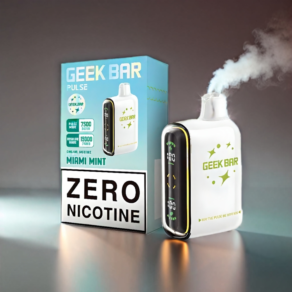 Geek Bar Pulse 15.000 Pust 16ML 5% Luftflow Batteri 650 mAh USB Type-C Engros Danmark