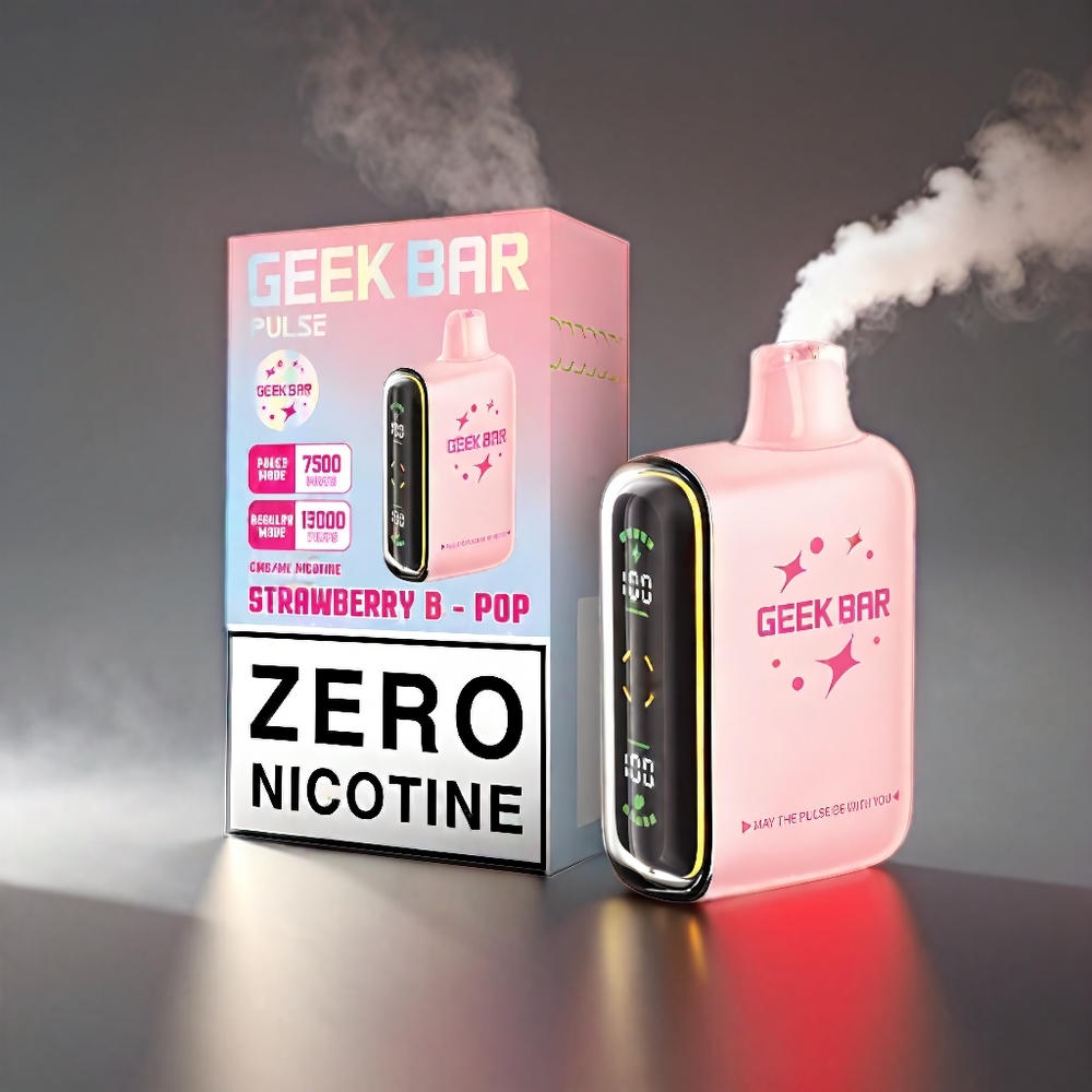 Geek Bar Pulse 15.000 Pust 16ML 5% Luftflow Batteri 650 mAh USB Type-C Engros Danmark