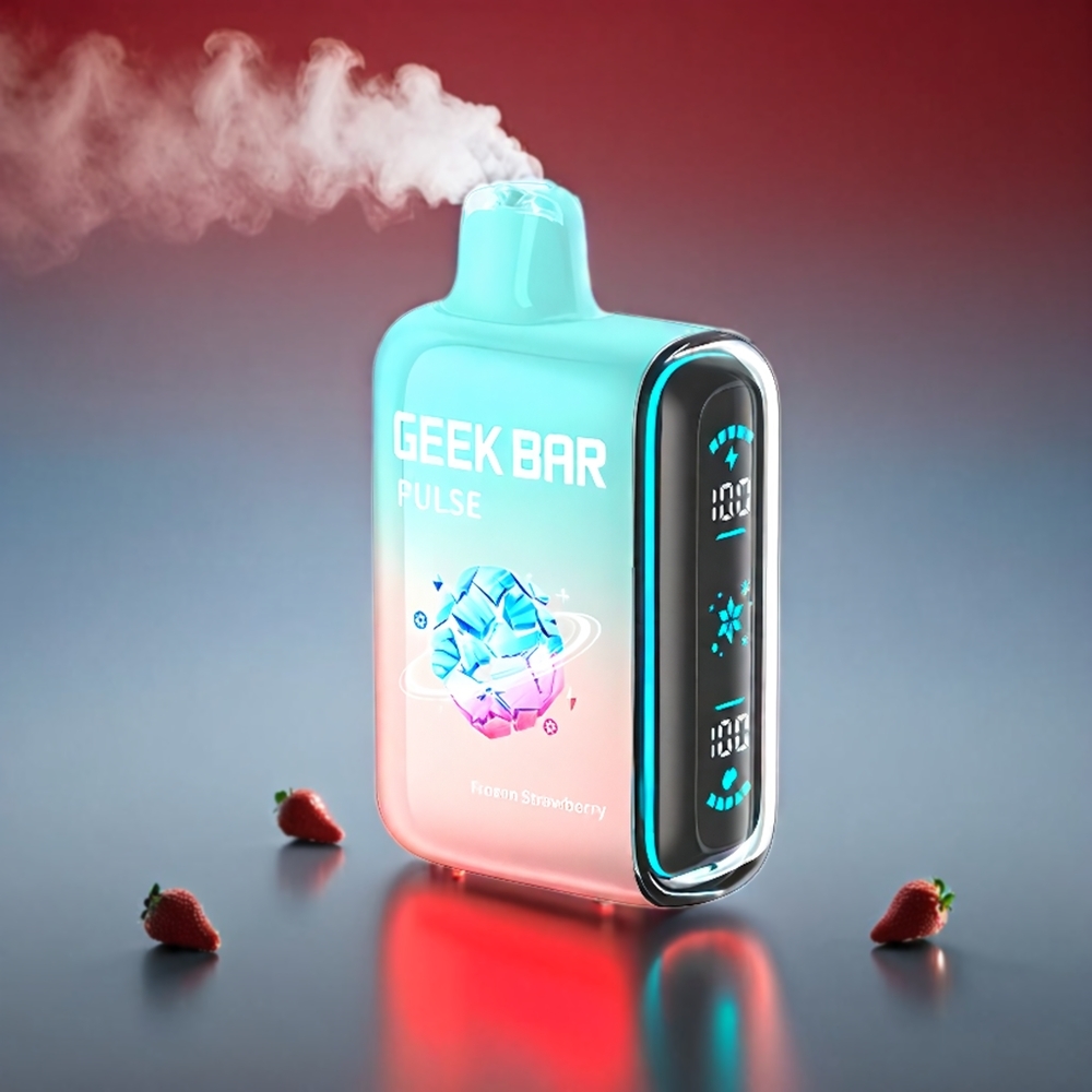 Geek Bar Pulse 15.000 Puste 16ML 5% Luftstrøm Justerbar 650 mAh USB-C Frozen Engros Danmark