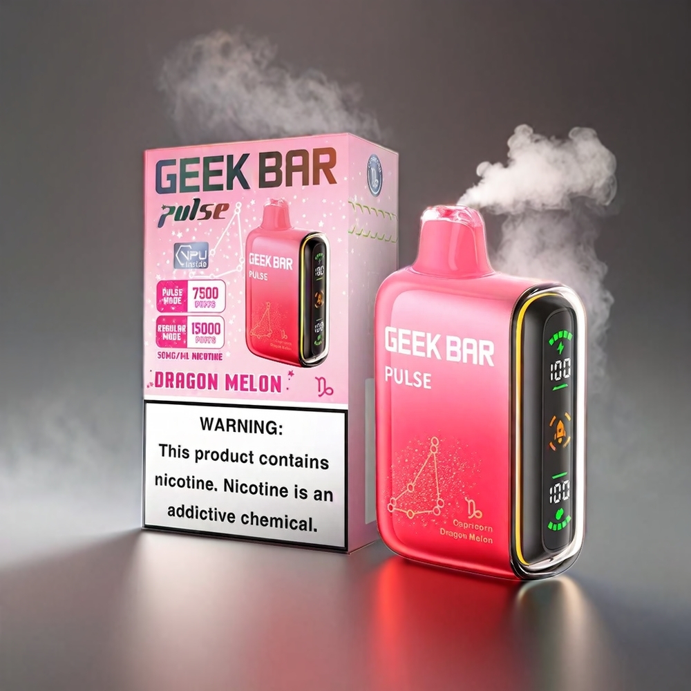 Geek Bar Pulse Zodiac Edition 15000 Puffs 16ML 5% 650mAh USB-C Engros Danmark