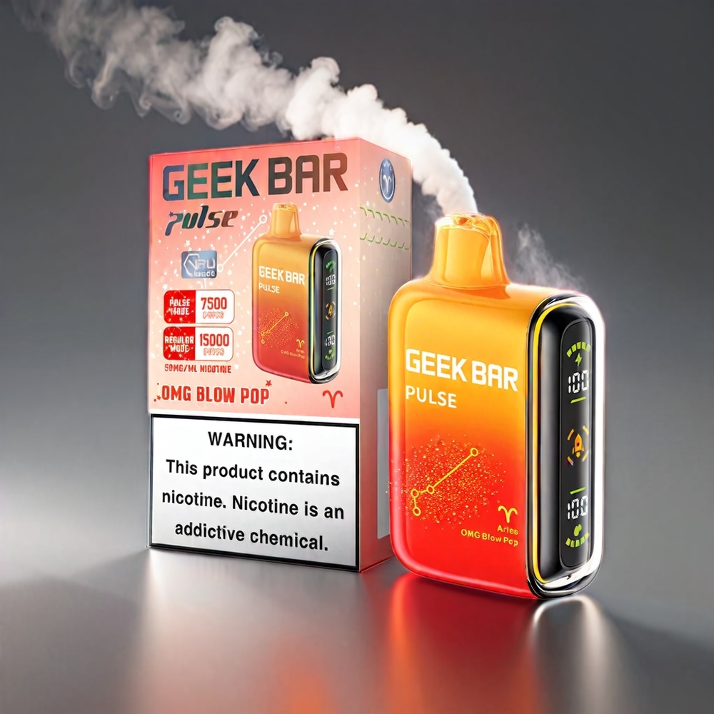 Geek Bar Pulse Zodiac Edition 15000 Puffs 16ML 5% 650mAh USB-C Engros Danmark