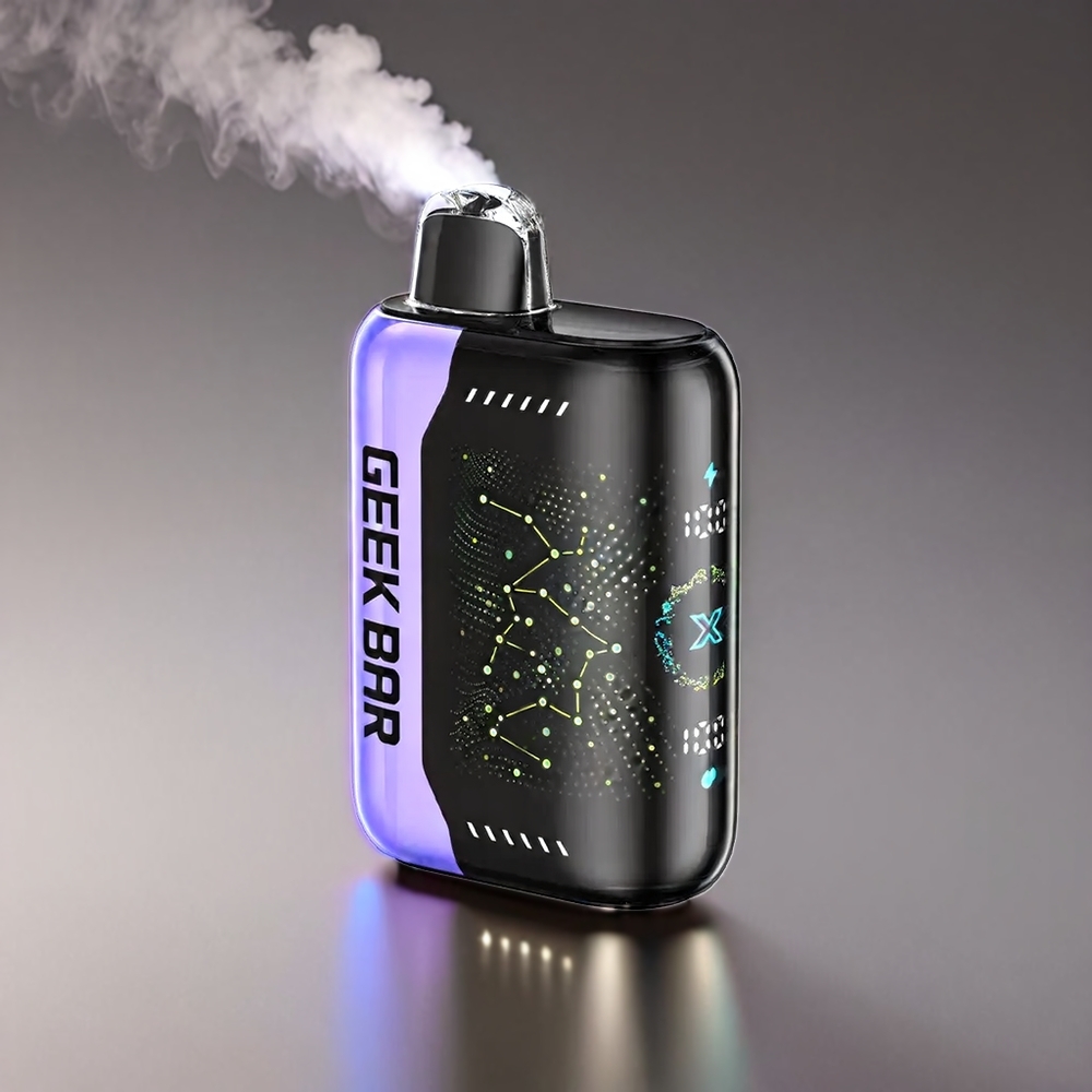 Geek Bar Pulse X 25000 Puf 18mL Skærm Dual Mesh USB-C Engros Danmark