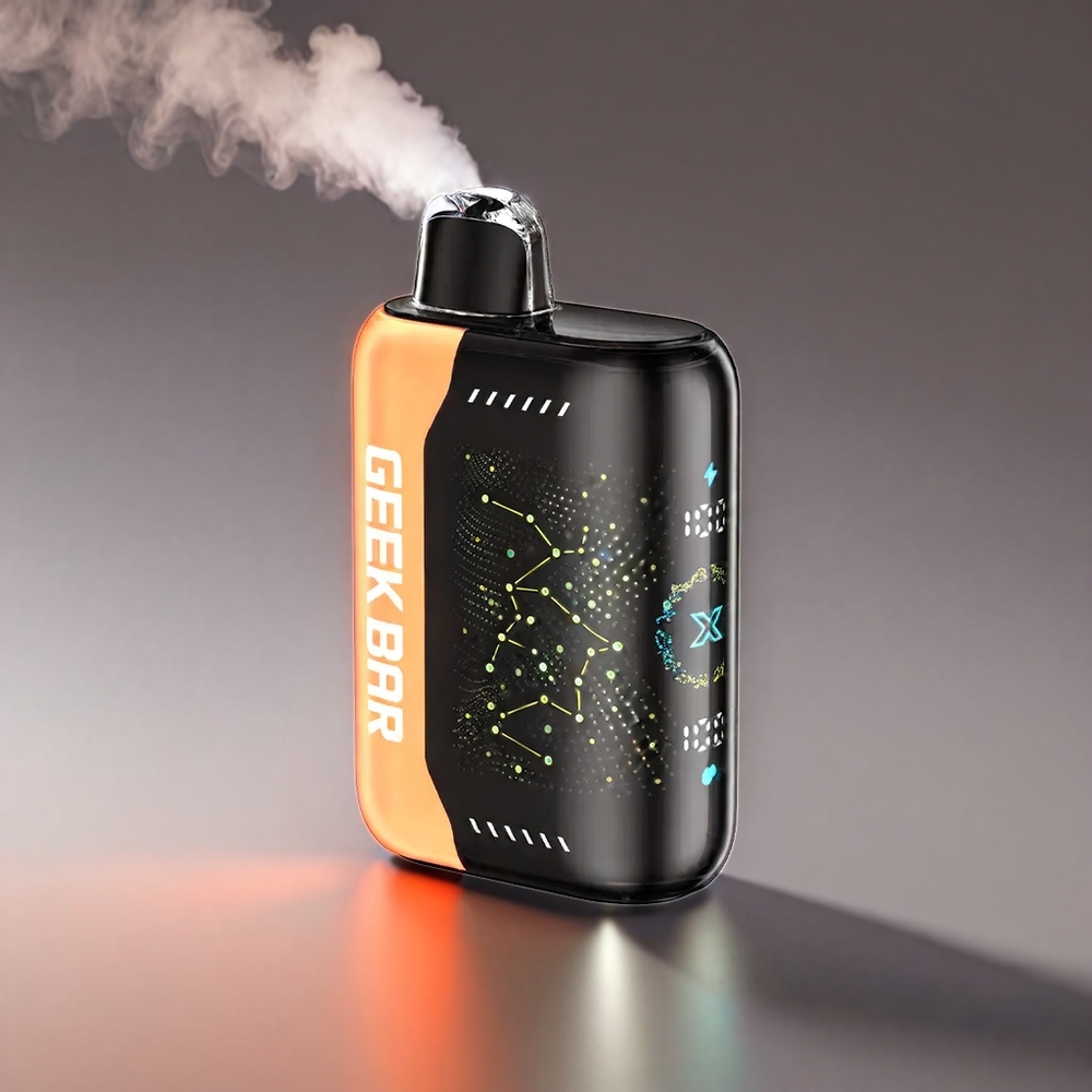 Geek Bar Pulse X 25000 Puf 18mL Skærm Dual Mesh USB-C Engros Danmark