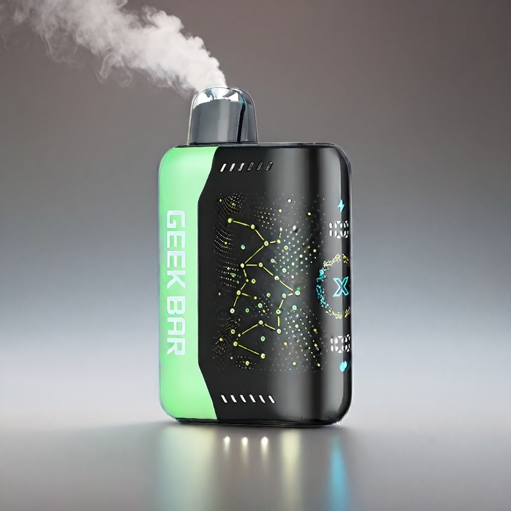 Geek Bar Pulse X 25000 Puf 18mL Skærm Dual Mesh USB-C Engros Danmark
