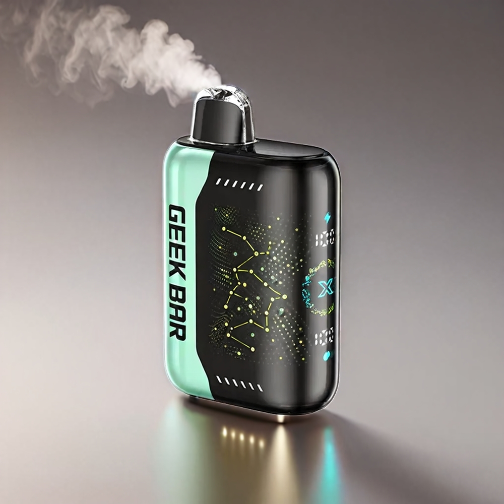 Geek Bar Pulse X 25000 Puf 18mL Skærm Dual Mesh USB-C Engros Danmark