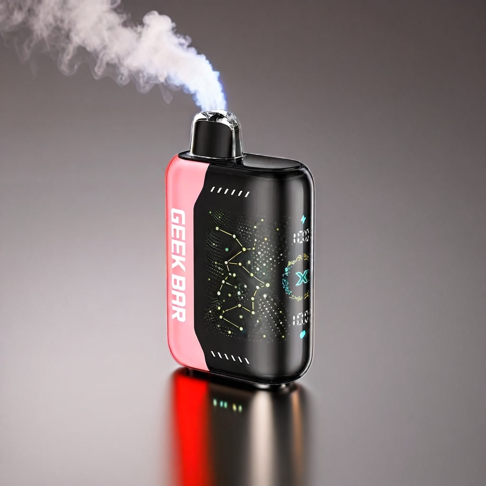 Geek Bar Pulse X 25000 Puf 18mL Skærm Dual Mesh USB-C Engros Danmark