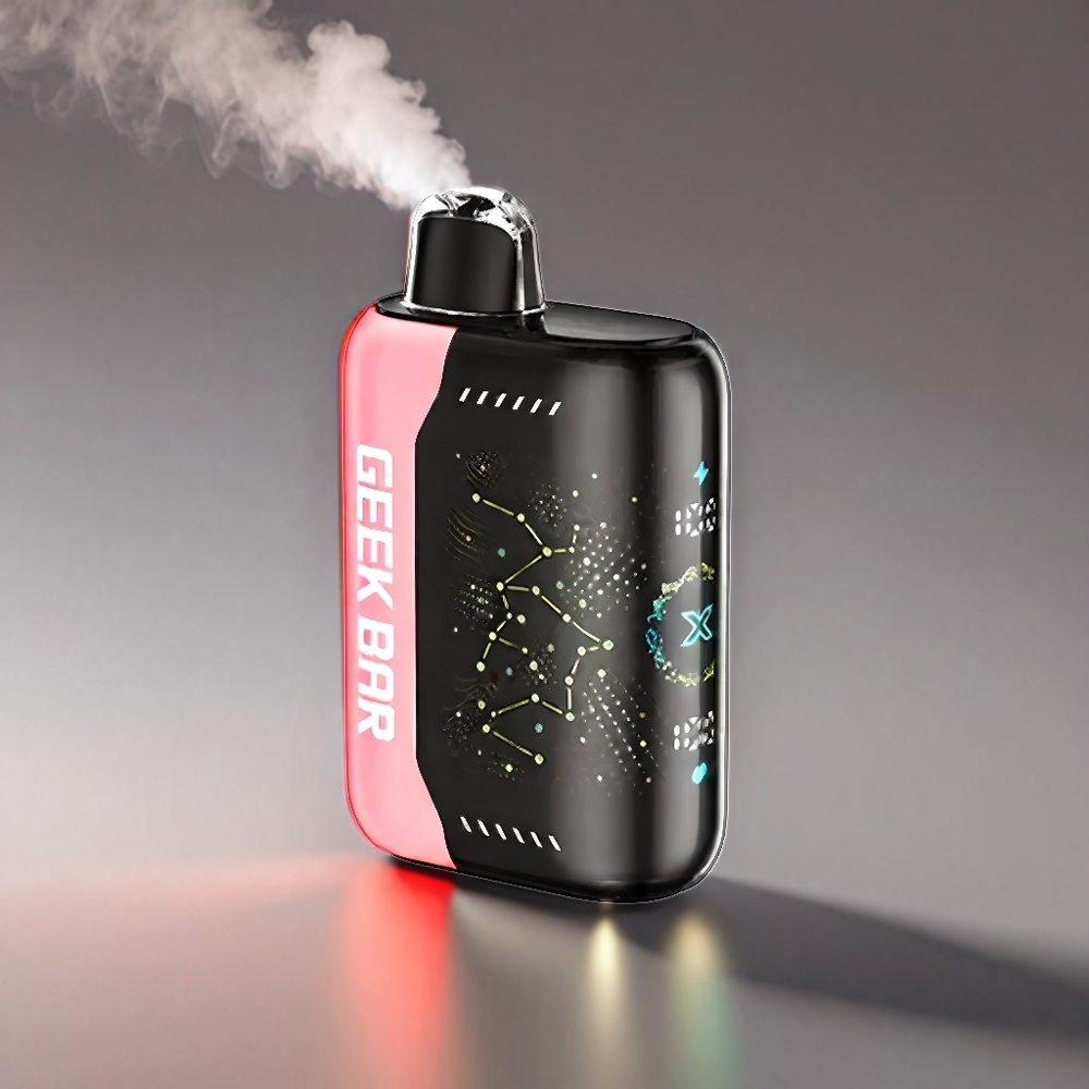 Geek Bar Pulse X 25000 Puf 18mL Skærm Dual Mesh USB-C Engros Danmark