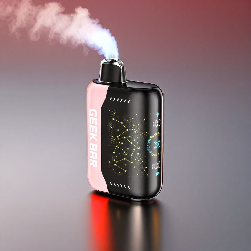 Geek Bar Pulse X 25000 Puf 18mL Skærm Dual Mesh USB-C Engros Danmark