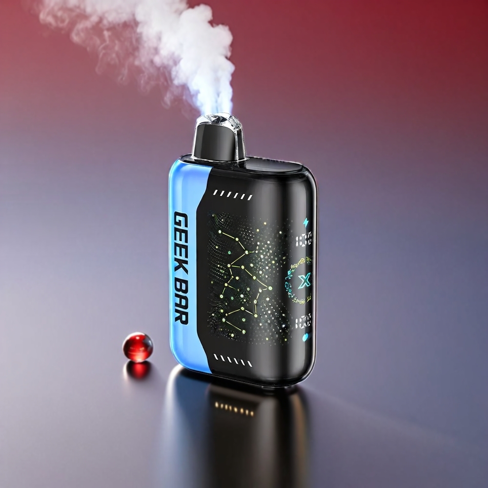 Geek Bar Pulse X 25000 Puf 18mL Skærm Dual Mesh USB-C Engros Danmark