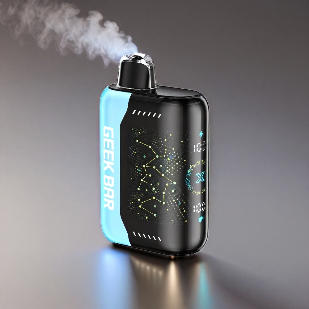 Geek Bar Pulse X 25000 Puf 18mL Skærm Dual Mesh USB-C Engros Danmark