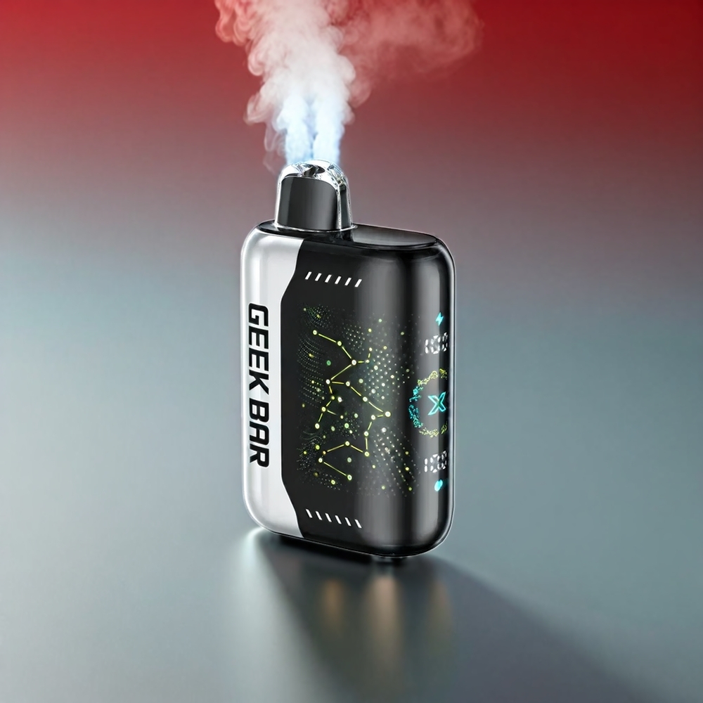 Geek Bar Pulse X 25000 Puf 18mL Skærm Dual Mesh USB-C Engros Danmark