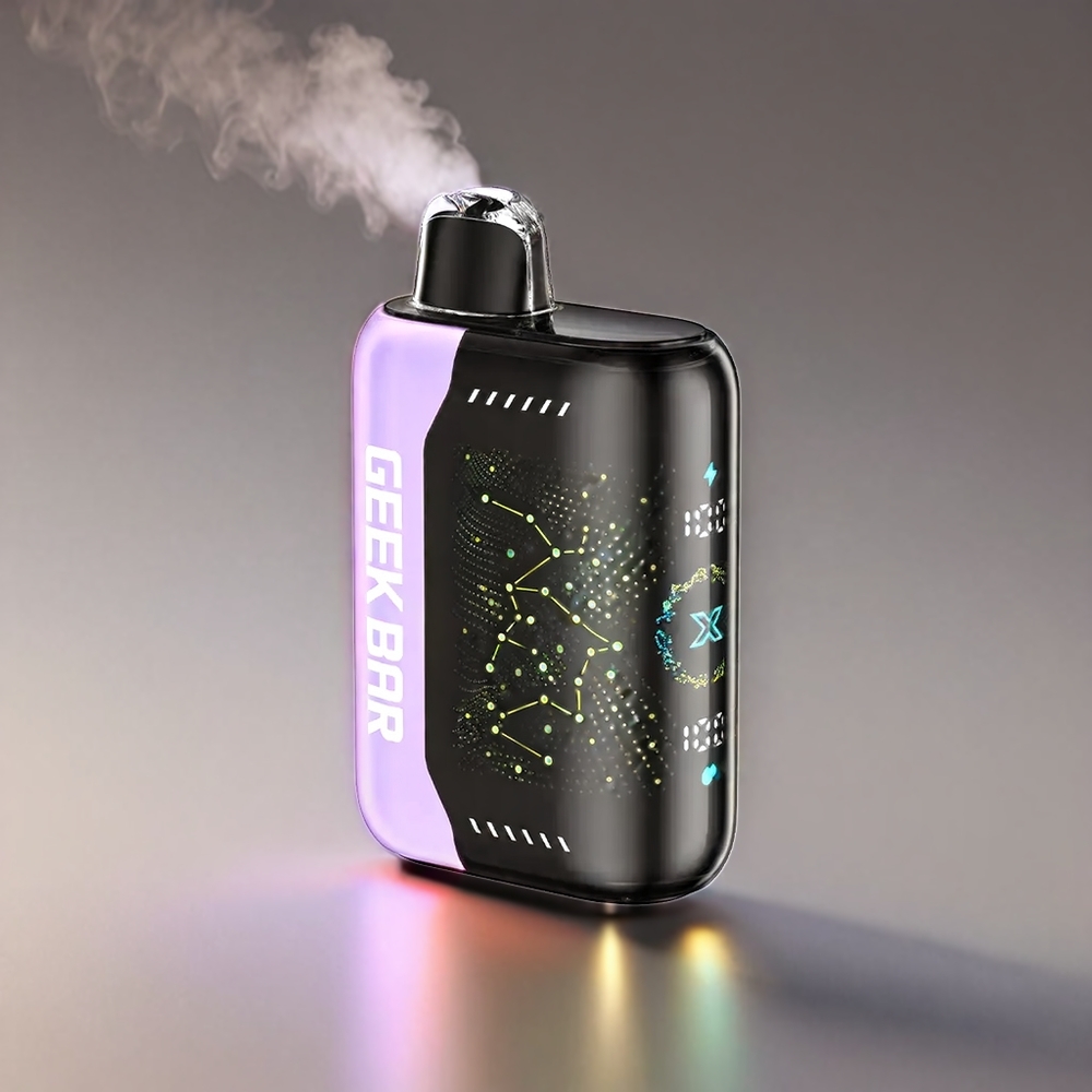 Geek Bar Pulse X 25000 Puf 18mL Skærm Dual Mesh USB-C Engros Danmark