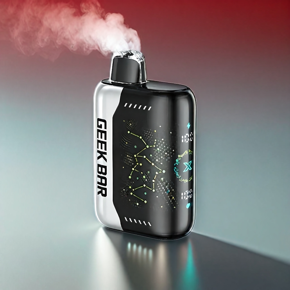Geek Bar Pulse X 25000 Puf 18mL Skærm Dual Mesh USB-C Engros Danmark