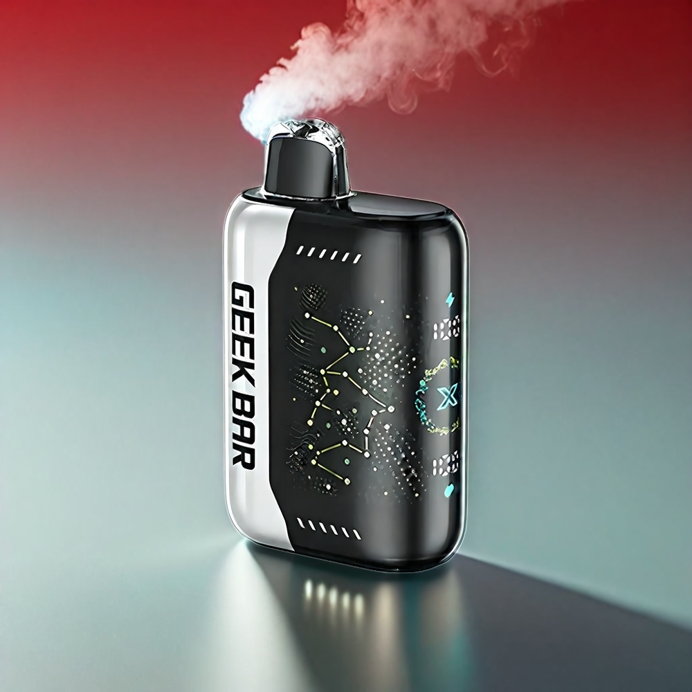 Geek Bar Pulse X 25000 Puffs 0% Nikotin 18mL E-Væske 3D Skærm USB-C Dual Mesh Coil Engros Danmark