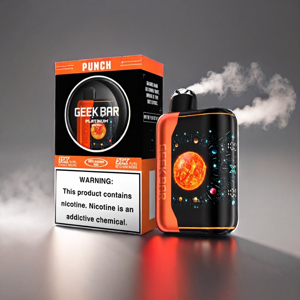 Geek Bar Pulse X Platinum Edition 25000 Puffs 20mL 2% Engros Danmark
