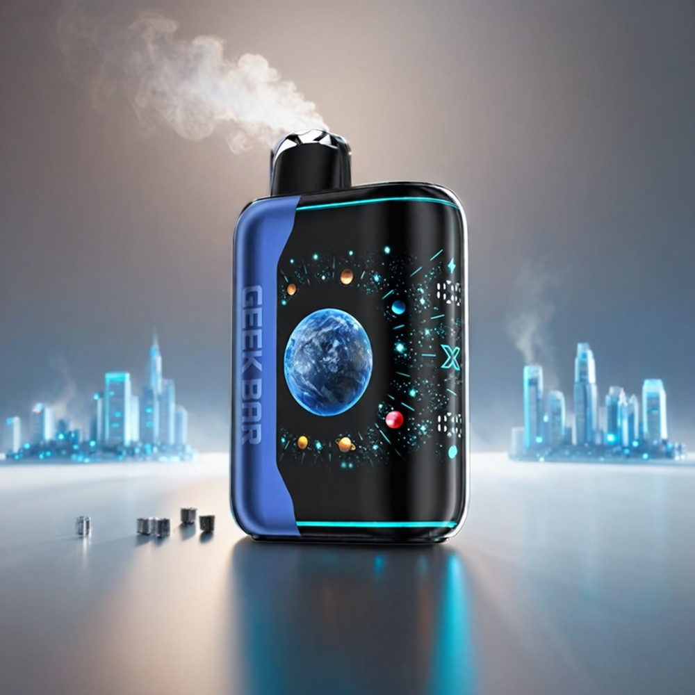 Geek Bar Pulse X Platinum Edition Blu Råis 25000 Puf Matte Finish 20mL 2% Engros Danmark