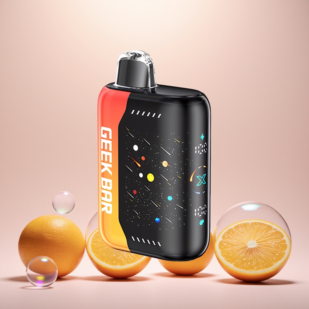 GEEKBAR Pulse X 42K Puffs Meteor Edition Orange Drage parameter combination + Engros Danmark