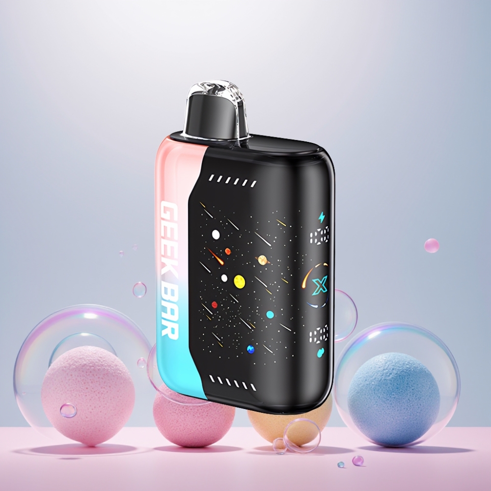 GEEKBAR Pulse X 42K Puffs Meteor Edition Pink & Blå 42K Puffs 820mAh 5% Engros Danmark