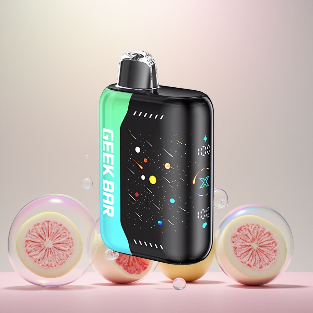 GEEKBAR Pulse X 42K Puffs Meteor Edition Udgave ATL Mynte Dobbelt Mesh Spole 5% Engros Danmark
