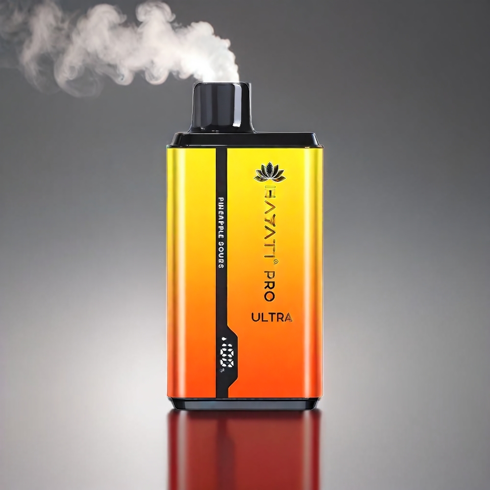 Hayati Pro Ultra 15000+ Puff Ananas Sure 850mAh 2 12ml 2% 49 Smag Engros Danmark