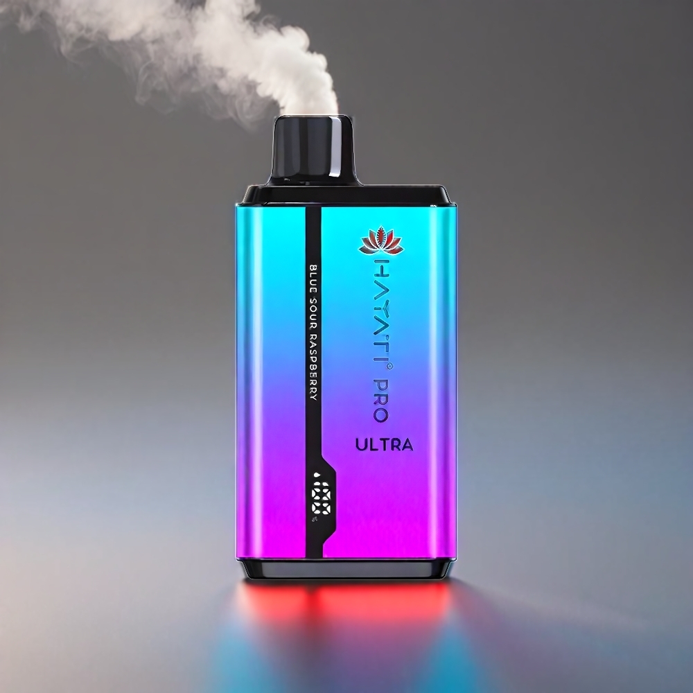 Hayati Pro Ultra 15000+ Puffs 850mAh 24ml 2% 49 Smagsvarianter Blå Sur Hindbær Engros Danmark