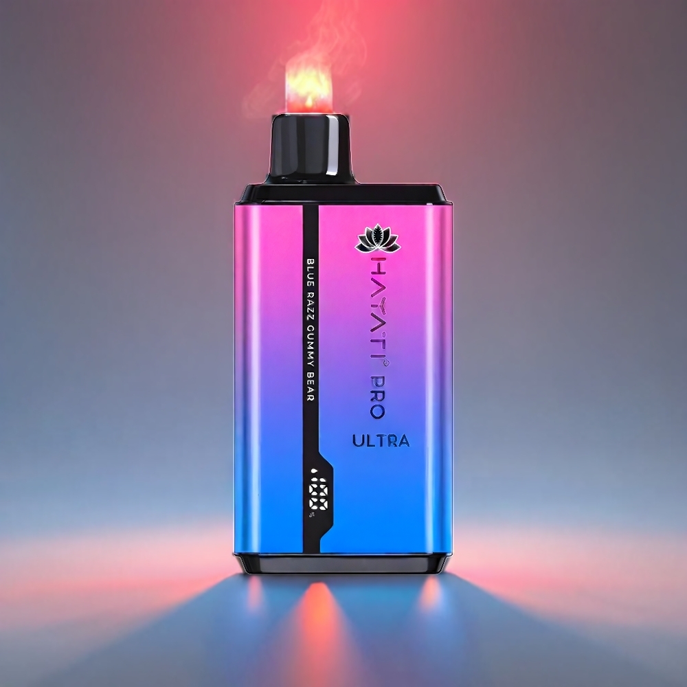 Hayati Pro Ultra 15000+ Puffs 850mAh 2x12ml 2% 49 Smagsvarianter Blå Hindbær Gummibjørn Engros Danmark