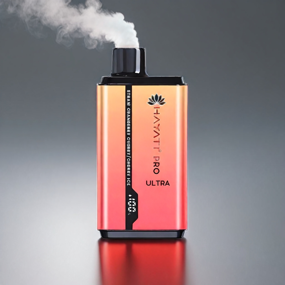 Hayati Pro Ultra 15000 Puffs Jordbær Tranebær Kirsebær-Kirsebær 850mAh 2 12ml 2% 49 Smagsvarianter Engros Danmark