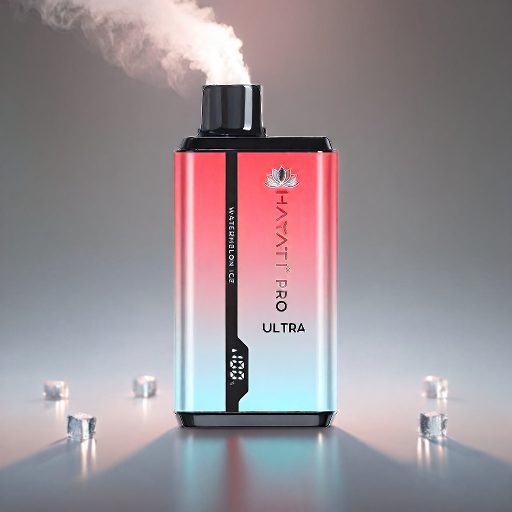 Hayati Pro Ultra 15000 Puffs Vandmelon 15000+ Puffs / 850mAh / 2 12ml / 2% / 49 Smag Engros Danmark