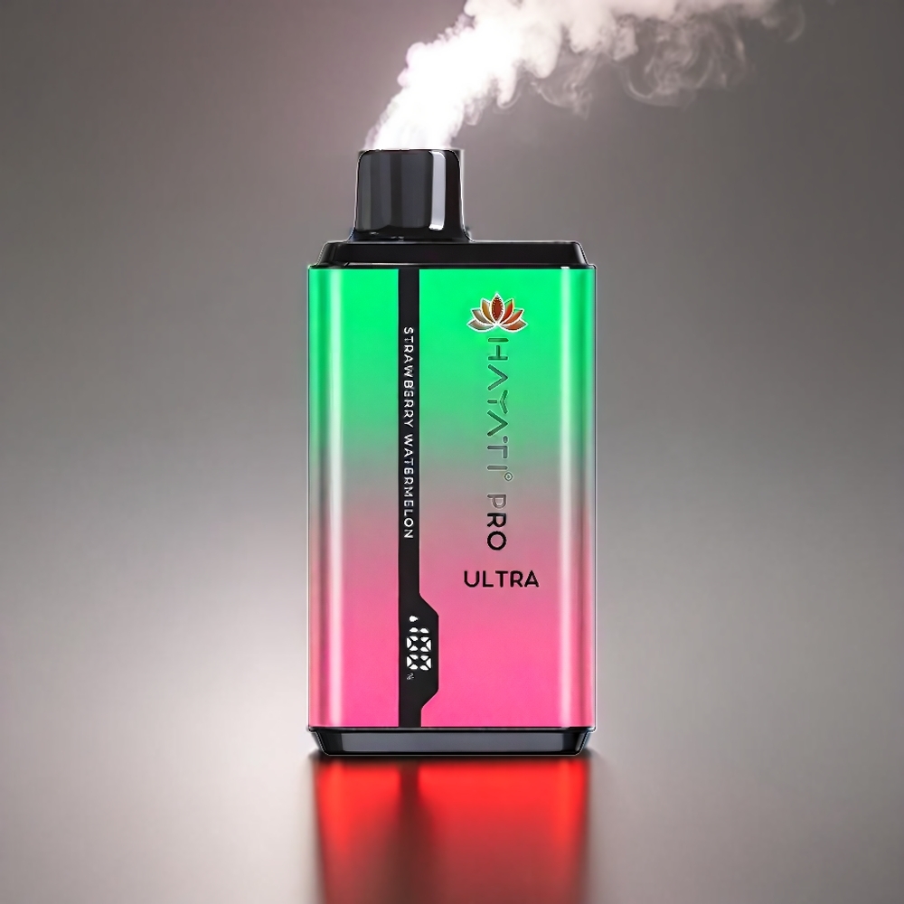 Hayati Pro Ultra Jordbær Vandmelon 15000 Puffs 850mAh 2x12ml 2% 49 Smagsvarianter Engros Danmark