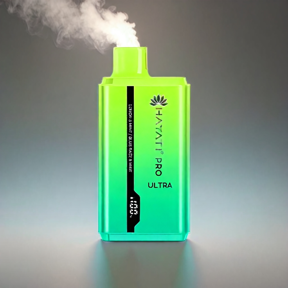 Hayati Pro Ultra Lemon & Mint Blå Hindbær & Mint 15000+ Puffs 2 12ml 2% 49 Smagsvarianter Engros Danmark