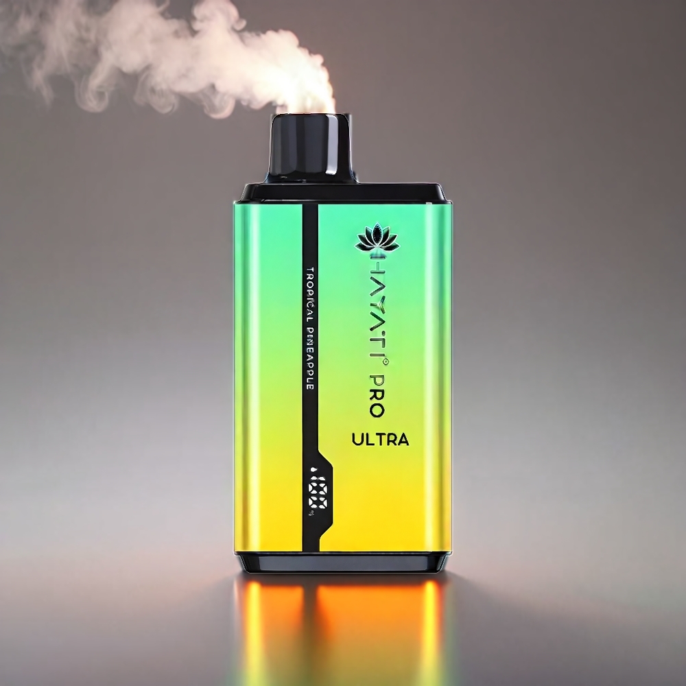 Hayati Pro Ultra Tropisk Ananas 15000 Puffs 850mAh 2x12ml 2% 49 Smagsvarianter Engros Danmark