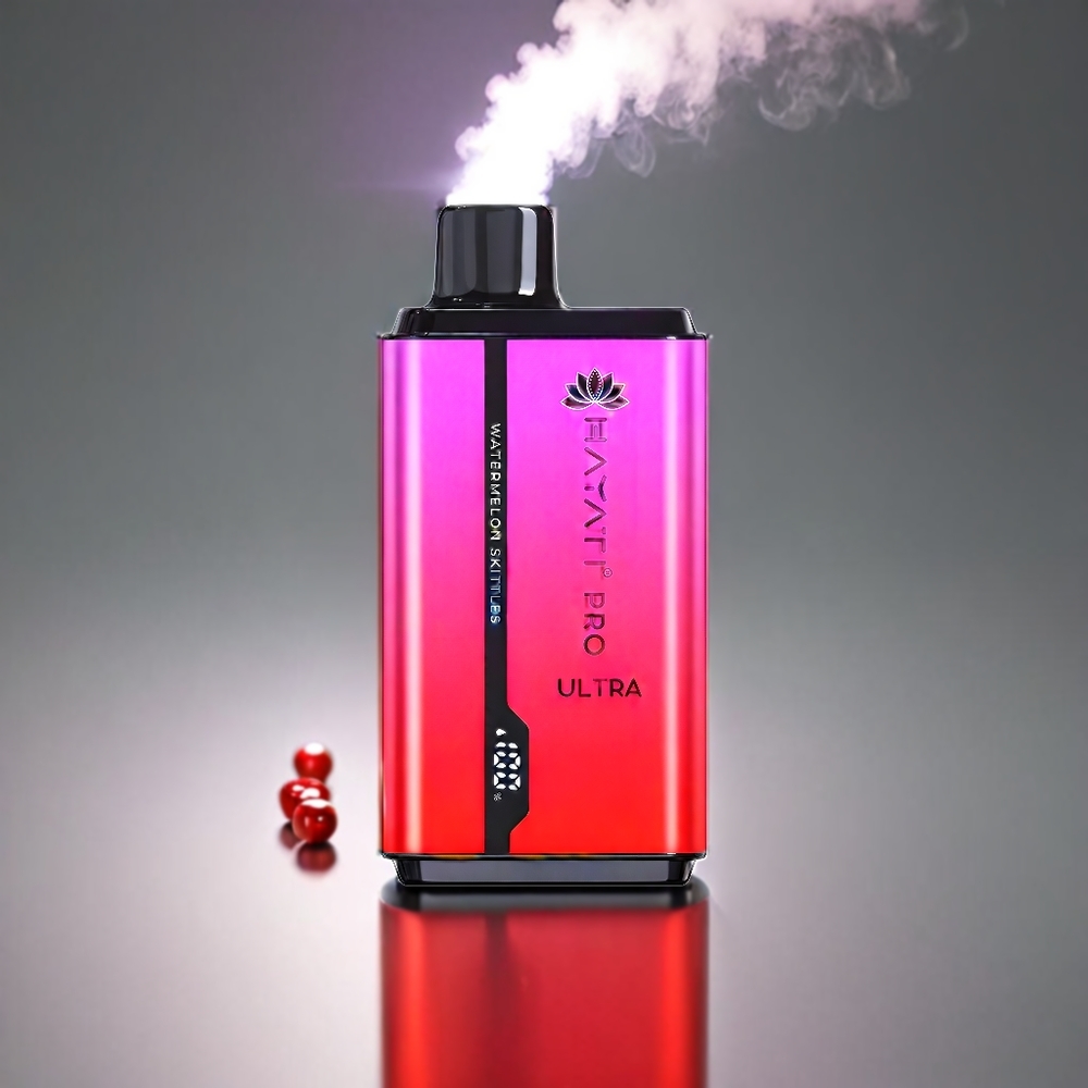 Hayati Pro Ultra Vandmelon Skittles 15000+ Puffs 850mAh 2 12ml 2% 49 Smagsvarianter Engros Danmark