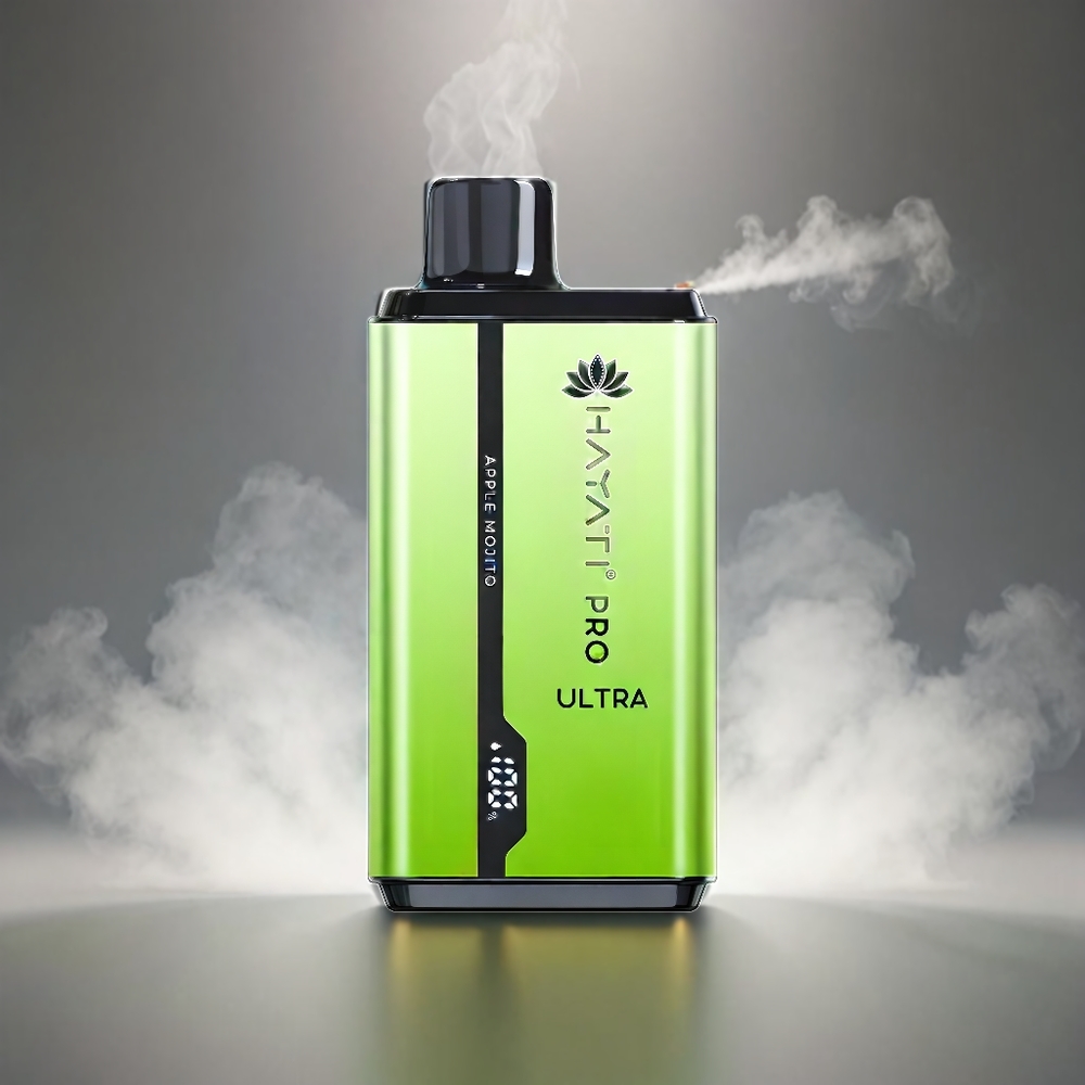 Hayati Pro Ultra Æble Mojito 15000+ Puffs 850mAh 2 12ml 2% 49 Smagsvarianter Engros Danmark