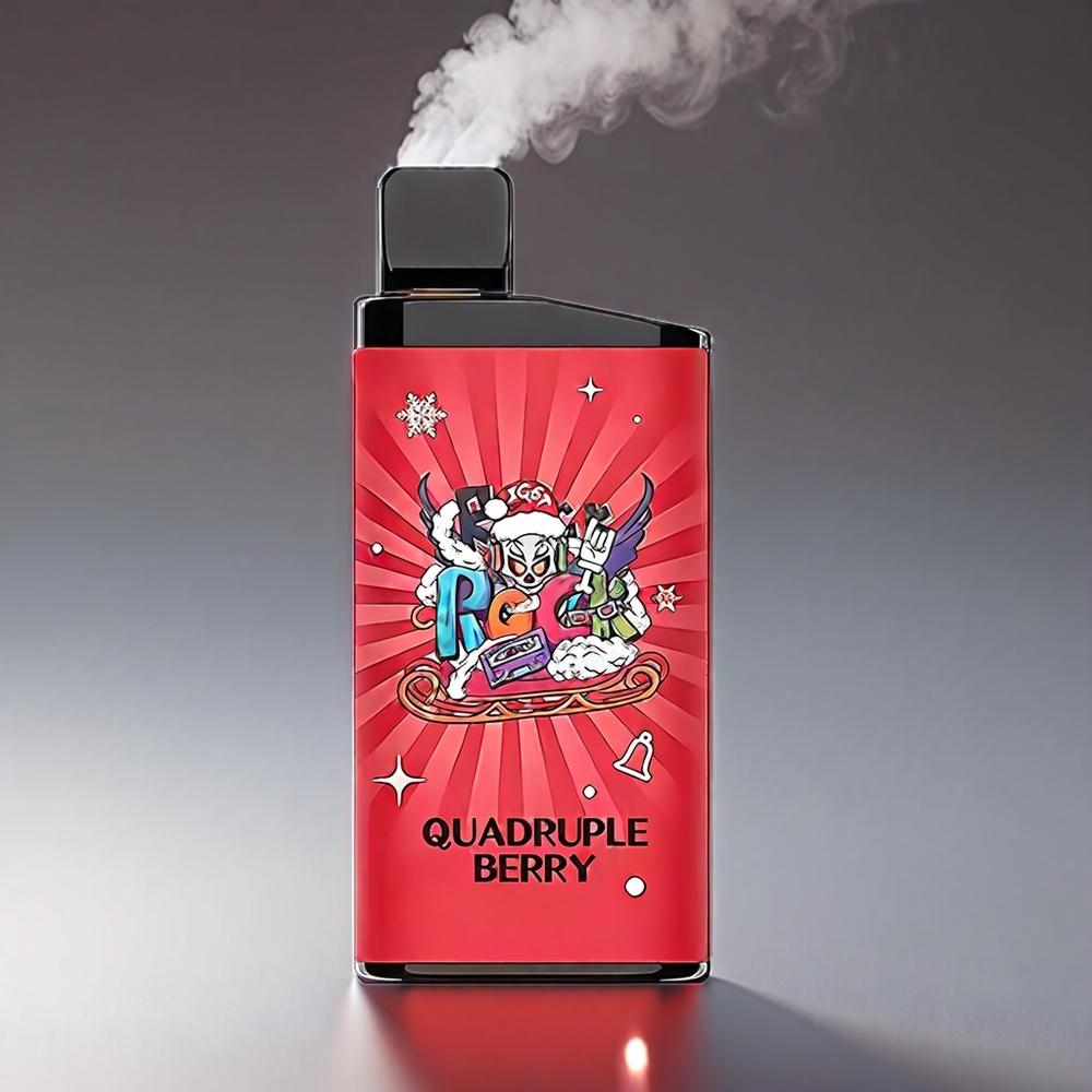 Iget Bar 3500 Puffs Quadrupel Bær – 1.2 Ohm Mesh, 1400 mAh, 78g, 41.3x21.3x94.5mm, PC+ALU – Engros Danmark