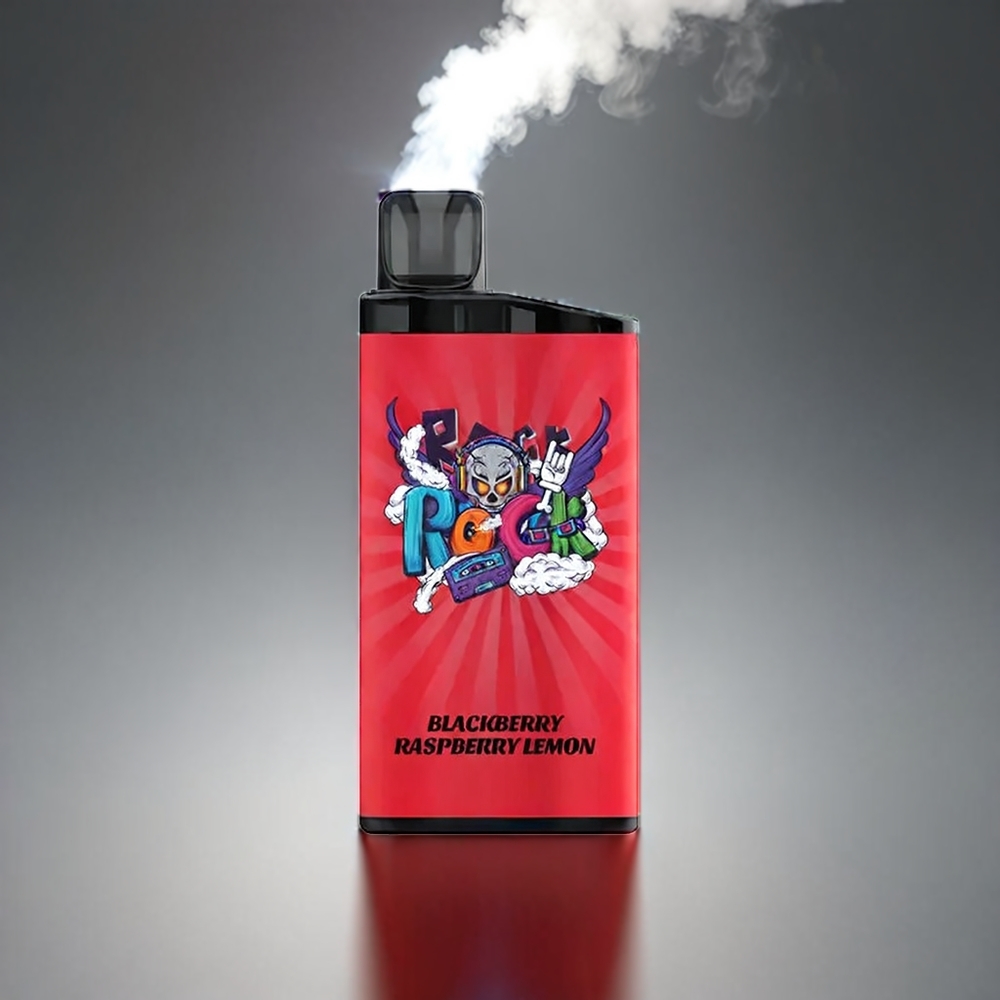 Iget Bar 3500 Puffs Sortbær Hindbær Citron – 1,2 Ohm Mesh Coil, 1400 mAh, 78g Engros Danmark