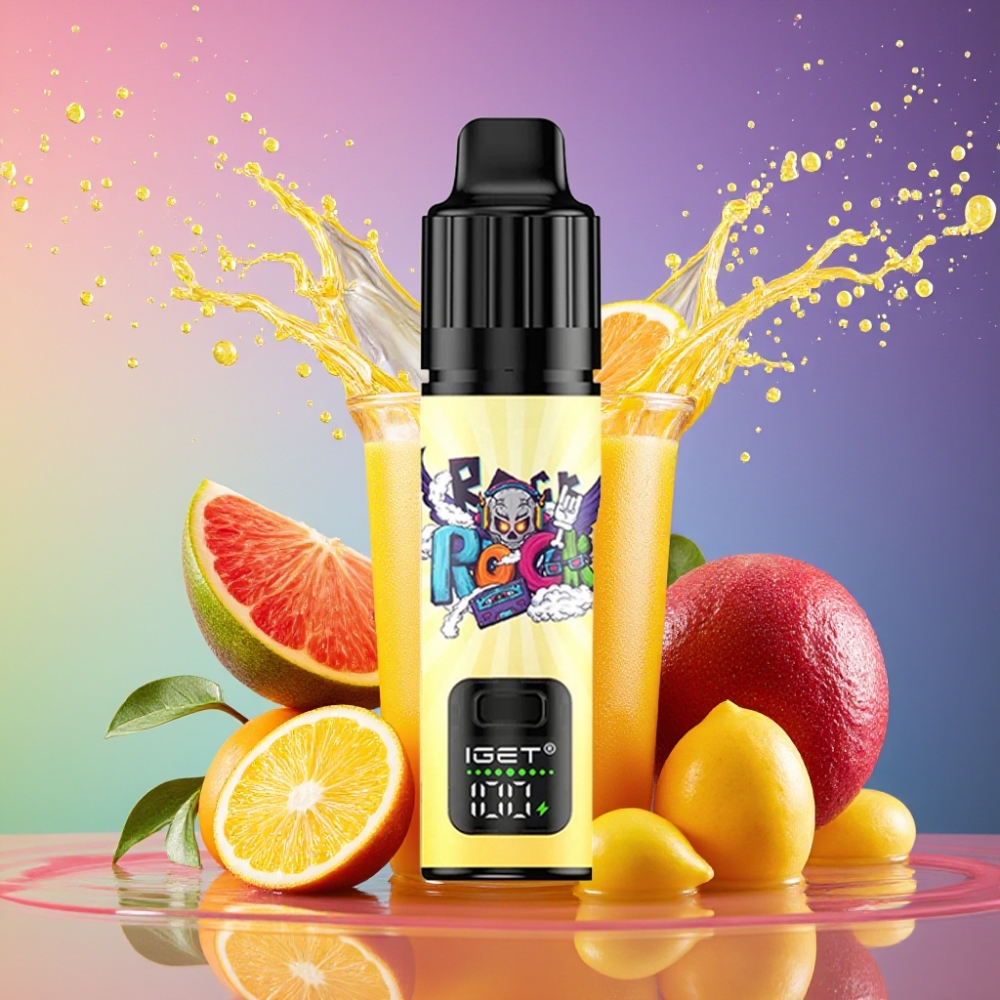 IGET BAR PLUS S3 POD 10000 Pust 18 ml 5% 1.0 Ohm 950 mAh Mango Monster Engros Danmark