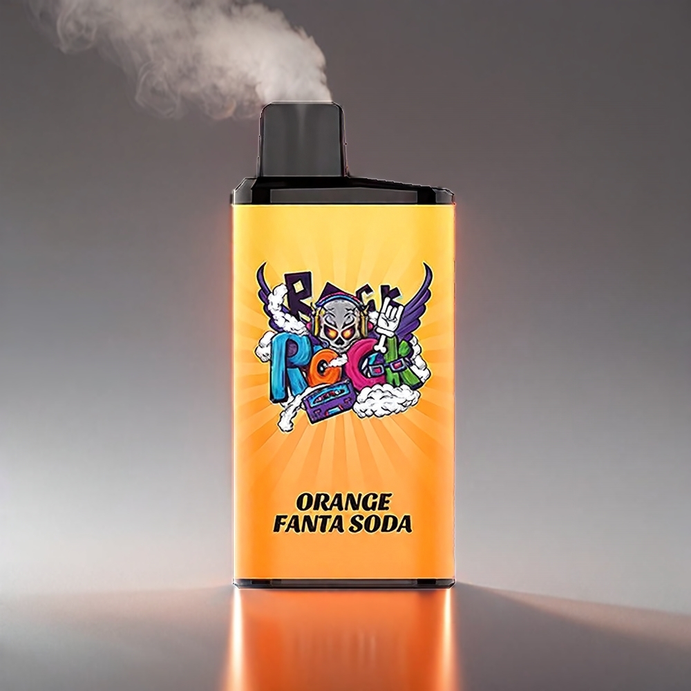Iget Bar Pro 10000 Pust Orangefarvede Fanta Sodavand | 44.1x22.5x96.5 mm, 2000 mAh, 1.2 Ohm Mesh Coil, PC+ALU, 93 g Engros Danmark