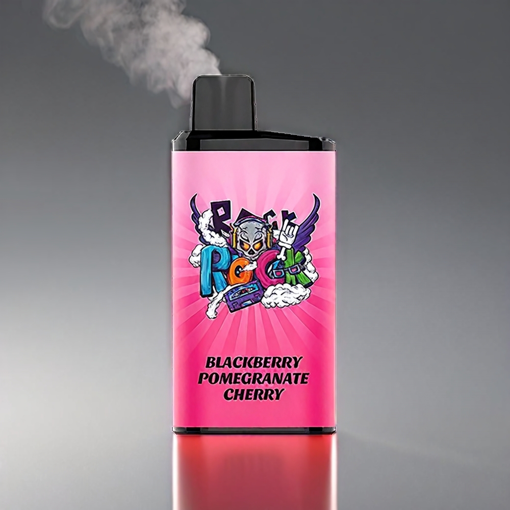 Iget Bar Pro 10000 Pust Sortbær Granatæble Kirsebær – 44,1x22,5x96,5 mm, 2000 mAh, 1,2 Ohm Mesh Coil, PC+ALU, 93 g Engros Danmark