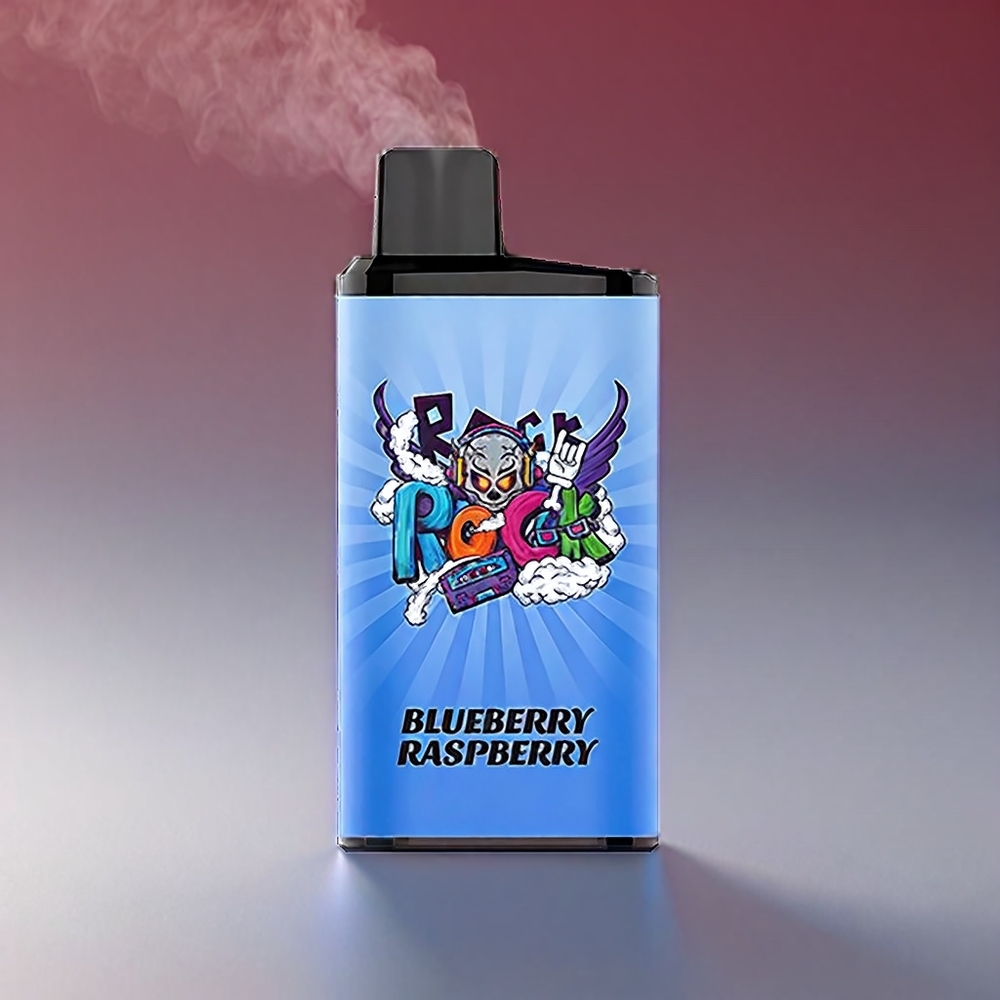 Iget Bar Pro Blåbær Hindbær 10000 Puffs 44.1x22.5x96.5mm 2000mAh 1.2Ohm Mesh PC+ALU 93g Engros Danmark