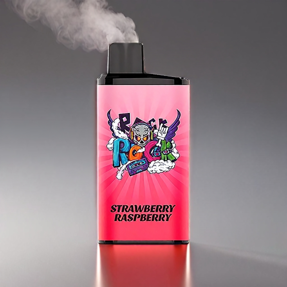 Iget Bar Pro Jordbær Hindbær 10000 Puffs 44.1x22.5x96.5mm 2000mAh 1.2Ω Mesh PC+ALU 93g Engros Danmark