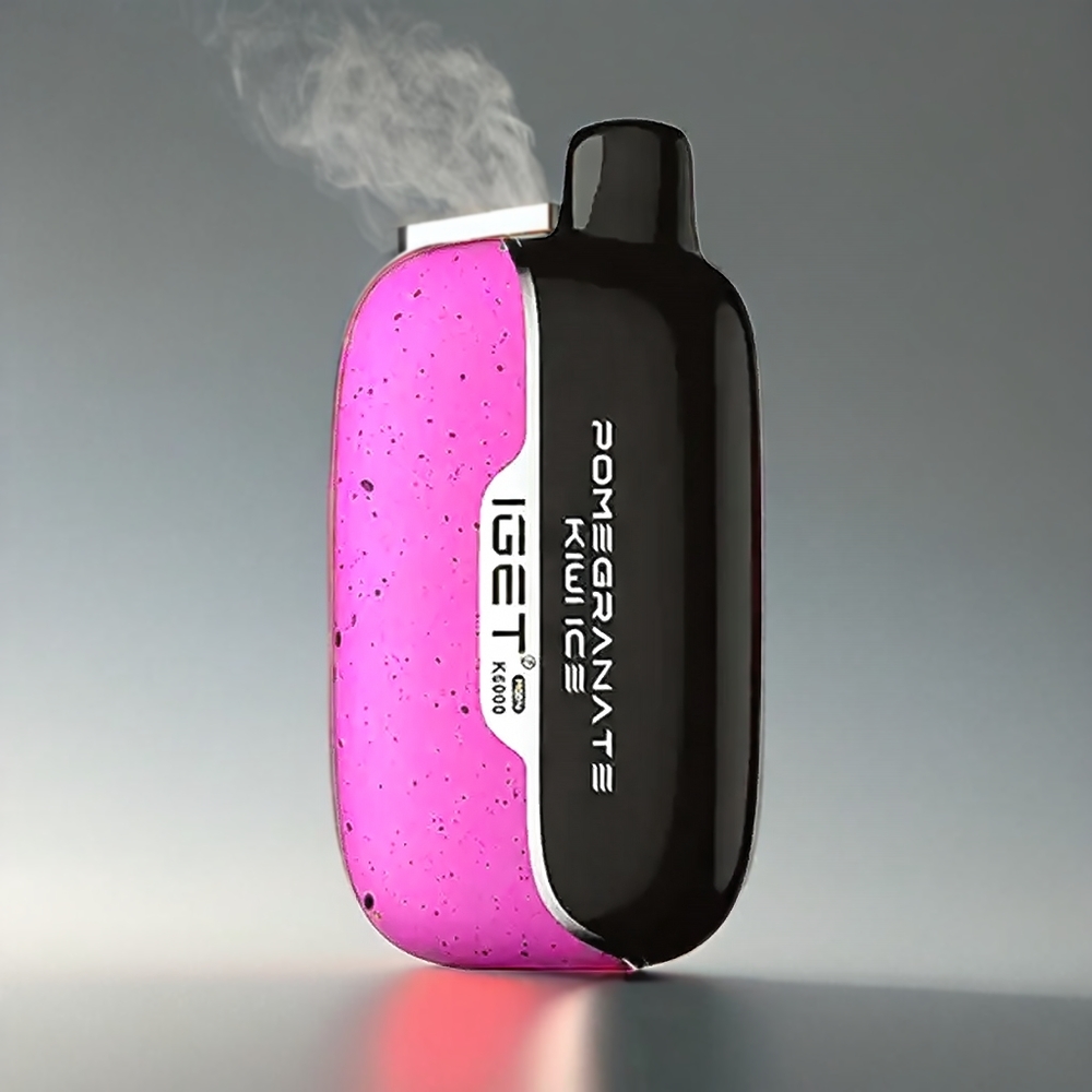 Iget Moon K5000 Puffs Granatæble Kiwi 81.5g/5000 Puffs/PC/1.35Ω/49.5x25.3x99.4mm Engros Danmark