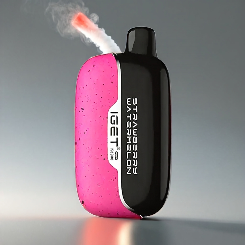 Iget Moon K5000 Puffs Vape Jordbær Vandmelon 81,5g/5000 Puffs/PC/1,35 Ohm/49,5x25,3x99,4 mm Engros Danmark