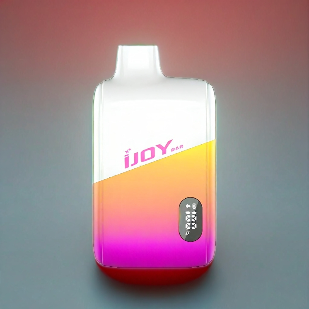 IJOY Bar IC8000 8000 Puffs Jordbær Kiwi 18ml 5% 650mAh Type-C Engros Danmark