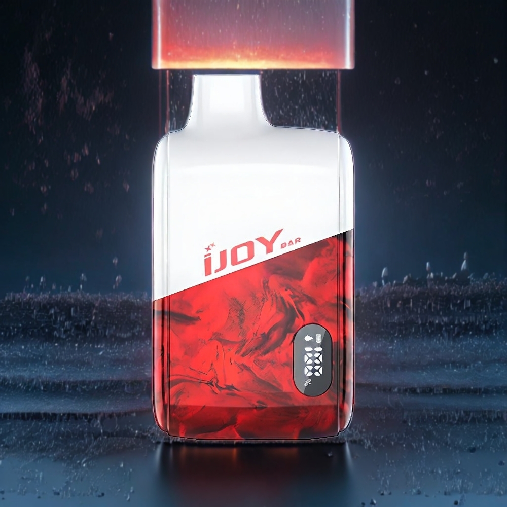 IJOY Bar IC8000 8000 Pust Sort Drage Is 18ml 5% 650mAh Type-C Engros Danmark