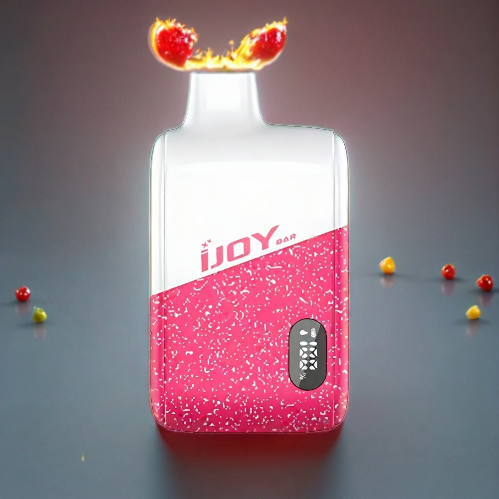IJOY Bar IC8000 Engangs Vape Jordbær Mango 8000 Pust 18ml 5% Nicotin Engros Danmark