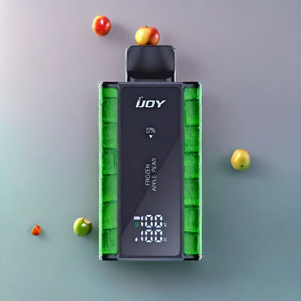 IJOY Captain 10000 Puffs Frostet Æble Pære 650mAh 18ml 5% Engros Danmark
