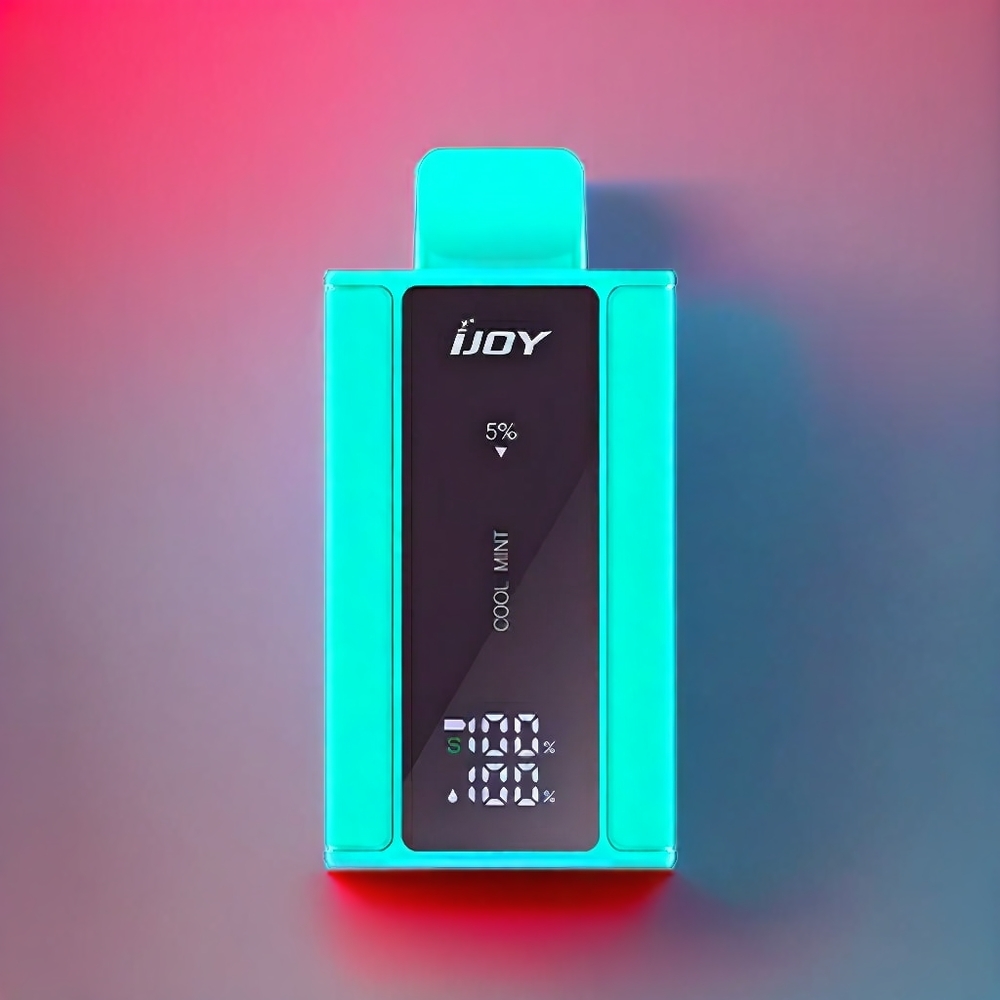 IJOY Captain 10000 Pust Justerbar Effekt 18ml 5% Cool Mynte Engros Danmark