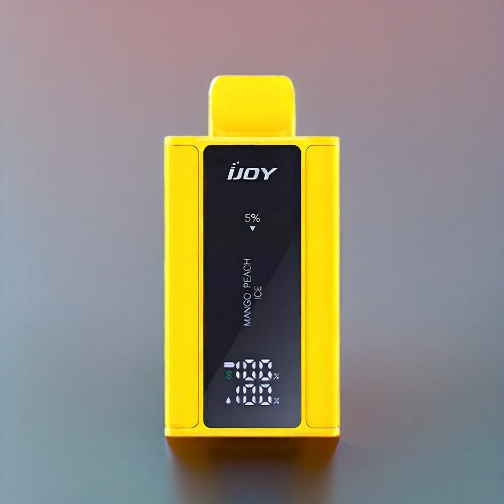IJOY Captain 10000 Pust Justerbar Strøm Type-C Opladning 18ml 5% Mango Fersken Is Engros Danmark
