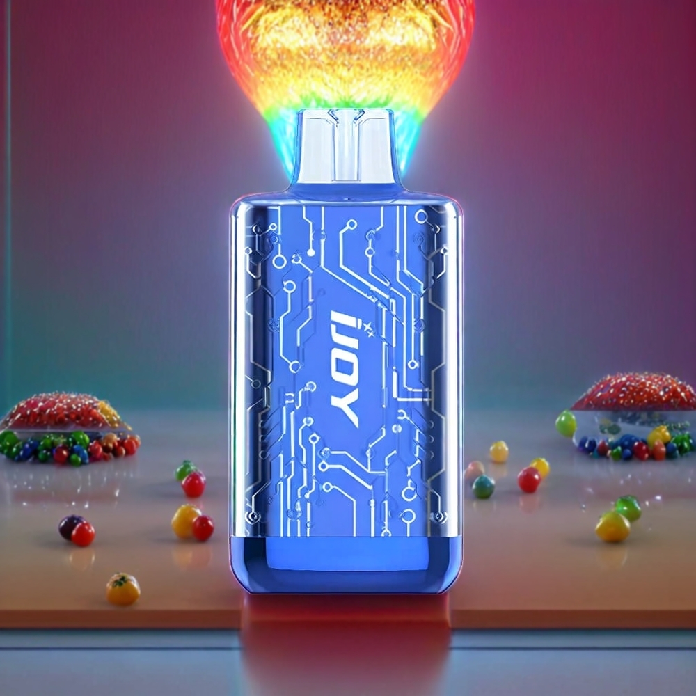 IJOY CYBER 5000 Pust Engangs Vape Regnbue Slik 13ml 550mAh Type-C 50mg/30mg Engros Danmark