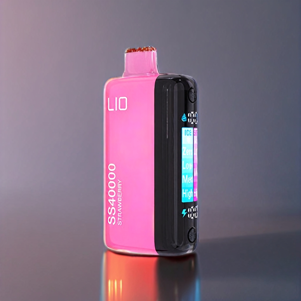 IJOY LIO SS40000 Puste Jordbær 22ML 1100mAh TYPE-C Engros Danmark